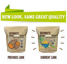 Turmeric Root Powder Usda Organic Gluten Free Non Gmo Anthonys Goods