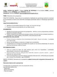 Cuenta oficial de la secretaría de educación del distrito (sed). 5 Artes Guia 2 Elementos De Perspectiva Perspectiva Grafica Maestros