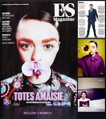 MAISIE WILLIAMS GAME Of Thrones Joanne Beckham Jack Whitehall Es Magazine  2015 EUR 4,70