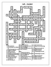 Themed crossword puzzles with a human touch. Zahlen Numbers In German 0 To 100 Crossword Teaching Resources