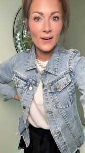 Denim done right, This boyfriend jean jacket has, the perfect lived-in look  with distressed details + a relaxed fit. A must-have layering piece for  every season., #DenimJacket #JeanJacketStyle ...