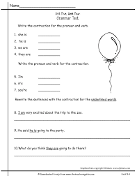 Contractions Worksheet 2nd Grade Contraction Sentences Worksheet In 2020 Contraction Worksheet 1st Grade Worksheets Worksheets