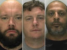 Jailed: Black Country trio part of operation that saw cocaine worth almost  half-a-million pounds seized