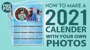 Desain kalender dapat anda sesuaikan dengan profil maupun konsep yang sesuai selera anda. Desain Kalender 2021 Photoshop Frozen Theme Free Psd Download Youtube
