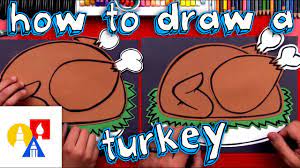 I thank for helping me. How To Draw A Cooked Turkey Cutout Youtube