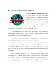 Power root berhad (formerly known as natural bio resources berhad), a company listed on the main market of bursa malaysiasecuritiesberhad. Entrepreneurship Distribution Business Marketing