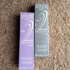 Ion wella arctic fox manic panic good dye young iroiro agebeautiful beyond the zone blond brilliance clairol professional one n' only explore hair color explore hair color. Accessories Ion Titanium And Lavender Creme Hair Color Poshmark