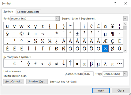 Check spelling or type a new query. How To Insert Multiplication Symbol And Division Sign In Word Microsoft Word 2016