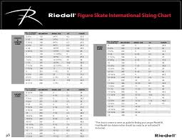 riedell sizing chart