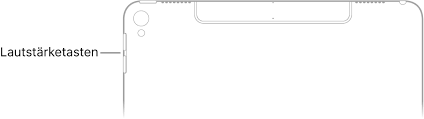 Anpassen Der Lautstarke Auf Dem Ipad Apple Support
