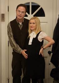 Bj Novak John Krasinski Little League Dwight And Angela The Office Show Angela The Office Office Halloween Costumes