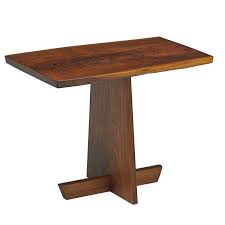 George Nakashima Unusual Minguren Side Table Price Estimate 12000 18000 George Nakashima Furniture Nakashima Furniture Side Table