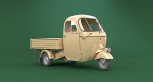 3d Model Ape Piaggio Transport Vehicles
