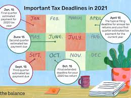 If you are an american living abroad and sweating the october 15 tax filing deadline for your 2016 income tax returns, there is a possible piece of relief. Federal Income Tax Deadlines In 2021