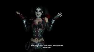 Citas todos ven al joker riendo, harley lo ve llorando. Harley Quinn Arkham Wiki Fandom