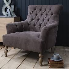 Mistral Fabric Arm Chair In Slate Grey With Wooden Legs Will Definitely Make A Style Statement In Your Home Deco Arm Chairs Living Room Fabric Sofa Uk Armchair