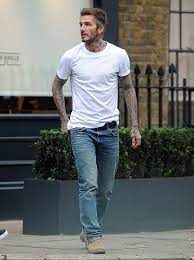Soccer star david beckham has played for manchester united, england, real madrid and the l.a. David Beckham Ventures Out For Some Christmas Shopping At Luxury Luggage Store Daily Mail Online