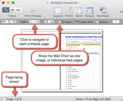 print preview wall chart tiled individual pages shown