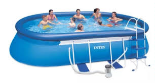 Intex 18ft X 10ft X 42 Oval Frame Pool Filter Pump Swim Kids Adults Play Summer Kids Swimming Intex Oval Frame