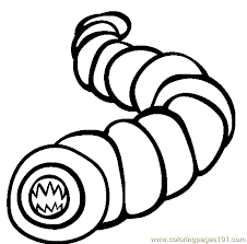 Worm coloring page from earthworms category. Mongolian Death Worm Coloring Page For Kids Free Worms Printable Coloring Pages Online For Kids Coloringpages101 Com Coloring Pages For Kids
