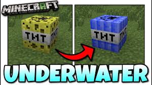 But how do you make a nuclear explosion? Minecraft How To Make Underwater Tnt Tutorial Chemestry Mcpe Xbox Bedrock Youtube