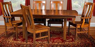 All these sets and pieces feature solid wood crafted and is american made in the mission style with the utmost quality our customers have come to know and expect. Amish Dining Room Furniture Dining Tables Chairs Cabinfield Fine Furniture