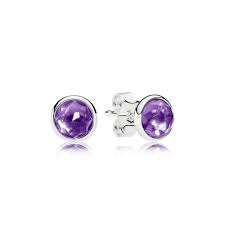 6pm score deals on fashion brands Pandora February Droplets Stud Earrings 290738sam 24 7 Online Service And Outlet Price