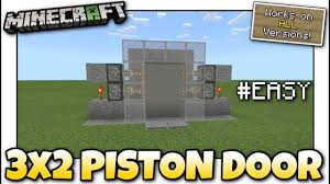 Minecraft 3x2 Piston Door Easy Redstone Tutorial Works On All Versions Https Cstu Io 6da74f Minecraft Redstone Tutorial Minecraft Minecraft Redstone Sign up for the weekly newsletter to be the first to. minecraft 3x2 piston door easy