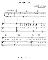 Whether you're a musician yourself or you want to work somewhere in the background of the music field, there are plenty of job opportunities. Underdog Sheet Music Alicia Keys Sheet Music Sheet Music Pdf Piano Sheet Music