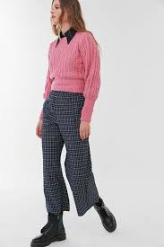 Uo Chloe Cable Knit Cropped Sweater Urban Outfitters Cropped Sweater Womens Tops Cable Knit