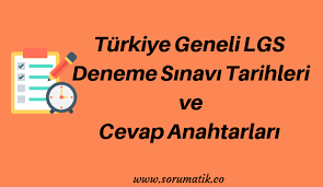 Turkiye Geneli Lgs Deneme Sinavlari Ve Cevap Anahtarlari Check More At Https Www Sorumatik Co Sinav Turkiye Geneli Lgs Deneme Sinavi Saglik Anahtar Turkiye