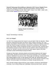 Sejarah kemerdekaan indonesia adalah bagian dari jati diri bangsa indonesia. Sejarah Perjuangan Kemerdekaan Indonesia 1