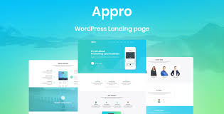 The theme offers several features to delight your audience with app snapshots, video demo, links to download from apple store and google store. Appro App Landing Wordpress Theme