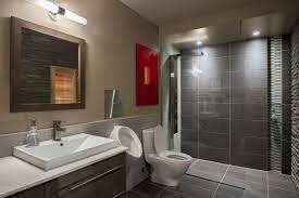 To get a masculine bathroom look, you can use light gray with black accents on the wall tiles. 18 Dramatic Masculine Bathroom Designs To Get You Inspired