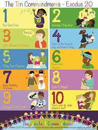 Download the printable pdf to get all the pages in a single file. Amazon Com The Ten Commandments Poster For Kids 1 17 X 22 Bible Posters For Classroom Church Sunday School Or Homeschool Christian Learning Old Testament Decorations Posters Prints