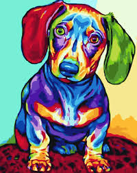Custom pet by numbers is the way to go. Amazon Com Wiskalon Paint By Numbers Kits With Brushes And Acrylic Pigment Diy Canvas Painting For Adults Beginner Painting By Numbers Colorful Dog 16 X 20 Inch Without Frame