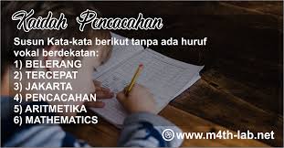 Check spelling or type a new query. Aturan Pencacahan Menyusun Huruf Pada Suatu Kata Dengan Syarat Huruf Tertentu Tidak Berdekatan M4th Lab