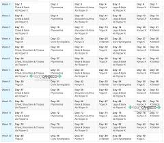 Beachbody Fitness Program Calendar Schedule Design Your Life Business Workout Programs Beachbody Workouts P90x Workout Schedule