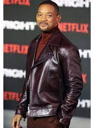 Will Smith Aladdin Promotion Jacket Celebrities Leather Jacket Will Smith Leather Jacket