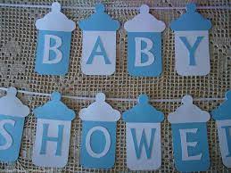 Celebrate with zazzle's baby shower bunting flags! Baby Boy Shower Banner Ideas Online