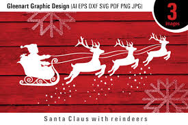 Download Santa Claus And Reindeer Graphic By Gleenart Graphic Design Creative Fabrica Yellowimages Mockups