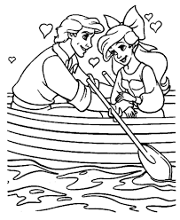 Have fun discovering pictures to print and drawings to color. Ariel And Prince Eric In A Boat Coloring Page Ariel Coloring Pages Mermaid Coloring Pages Cartoon Coloring Pages
