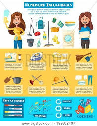 housework infographic vector photo free trial bigstock