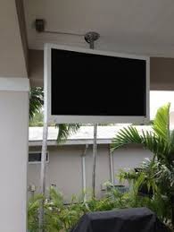 Patio Tv Ideas On Pinterest Outdoor Tv Cabinet Tv Covers And Tvs Patio Tv Backyard Patio Patio Design