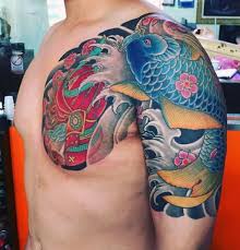 The dragon represents strength, power, and ferocity while the koi embodies perseverance and strength of will. Top 47 Koi Fish Tattoo Ideas 2021 Inspiration Guide