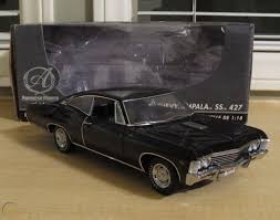 The couple that built this car over a long period of time did it as a labor of love and it really shows in its quality and workmanship. 1 18 Ertl Authentics American Muscle 1967 Chevrolet Impala Ss427 Black Custom 1926642267