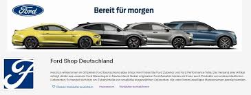 Check spelling or type a new query. Ford Eroffnet Eigenen Ebay Shop Presseportal