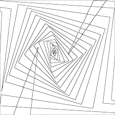 Show your kids a fun way to learn the abcs with alphabet printables they can color. Optical Illusion Coloring Page Clip Art Image Clipsafari