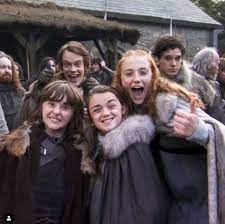 With game of thrones behind her, turner has a new movie, dark phoenix, that might make her the biggest thing to come out of westeros. Game Of Thrones Sophie Turner Posts Incredible On Set Throwback Pic And The Cast Looks So Young