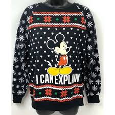 Maybe you would like to learn more about one of these? Disney Christmas Sweatshirt Mickey Mouse I Can Explai Gem